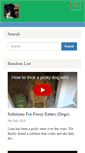 Mobile Screenshot of discriminatingpet.com