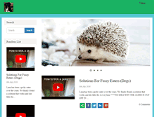 Tablet Screenshot of discriminatingpet.com